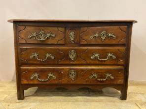 A French Louis XIV Walnut Commode 